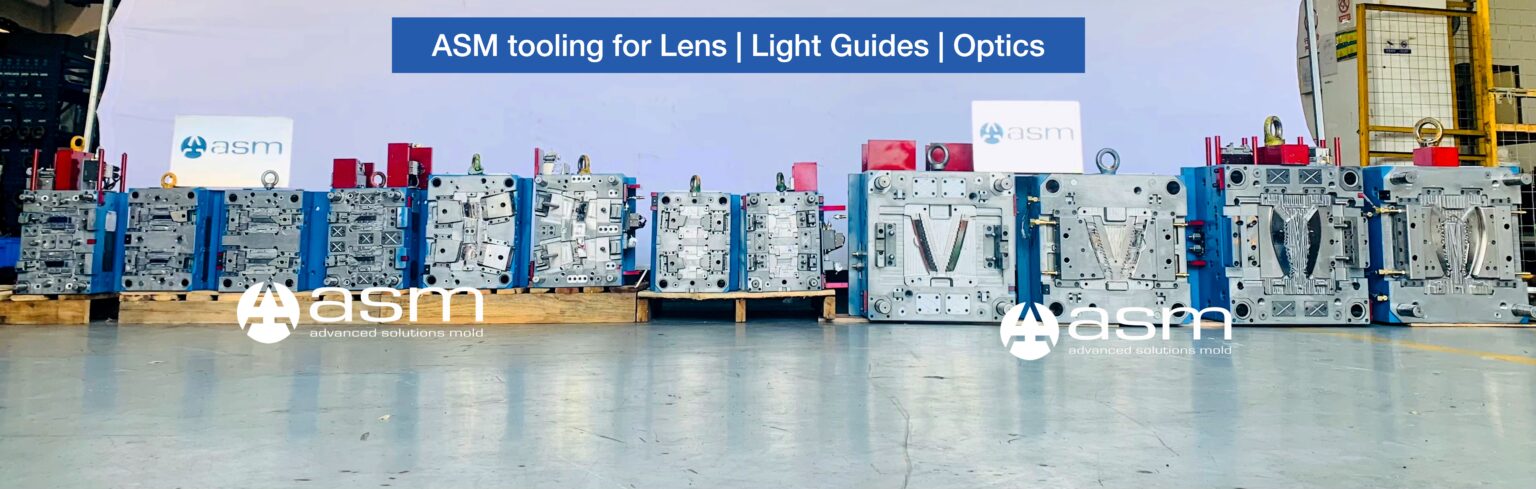ASM mold for light guides lens optics
